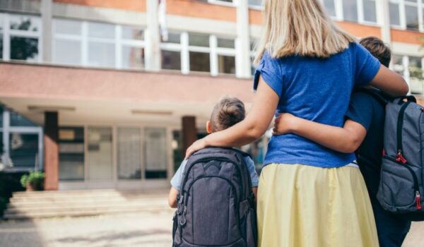 Foto di rientro a scuola